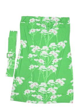 Bernadette Carrie Belted Mini Dress in Green